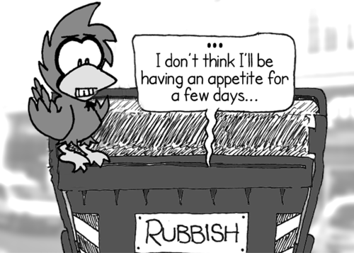 Skip: "... I don't think I'll be having an appetite for a few days..."